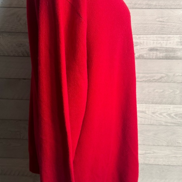 Shephe Cashmere Sweater Women’s XL Red Tunic Preppy Norm Core Casual - Picture 3 of 9